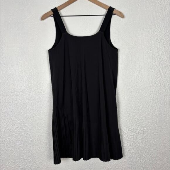 Spanx Yes Pleats Mini Dress in Black Size Medium - Picture 3 of 5